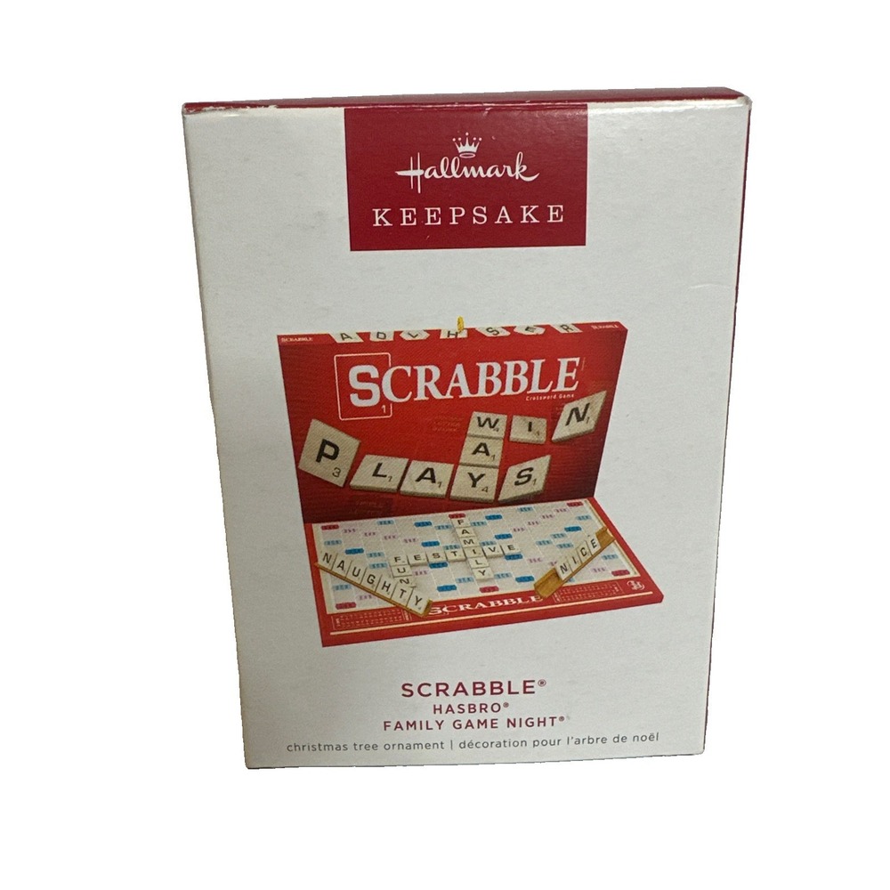 2022 Hallmark Keepsake Scrabble from Family Game Night Series Ornament